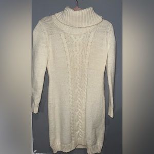 Eddie Bauer cable knit sweater dress.